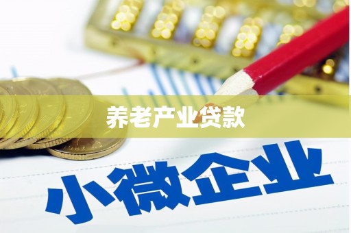 开化养老产业贷款