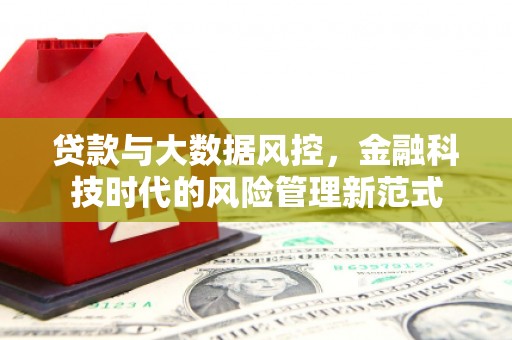 开化贷款与大数据风控，金融科技时代的风险管理新范式