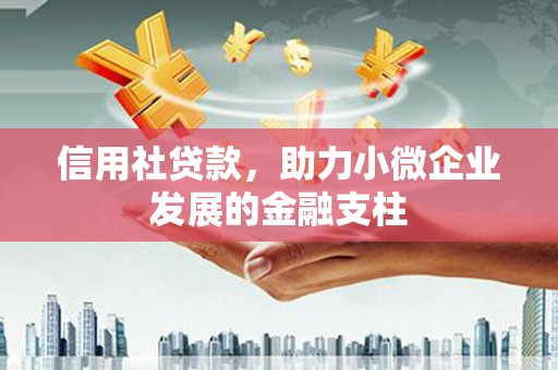 开化信用社贷款，助力小微企业发展的金融支柱