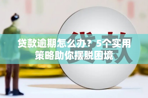 开化贷款逾期怎么办？5个实用策略助你摆脱困境