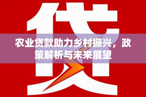 开化农业贷款助力乡村振兴，政策解析与未来展望
