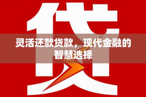 开化灵活还款贷款，现代金融的智慧选择