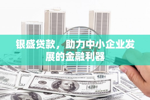 开化银盛贷款，助力中小企业发展的金融利器