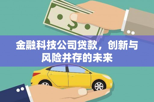 开化金融科技公司贷款，创新与风险并存的未来