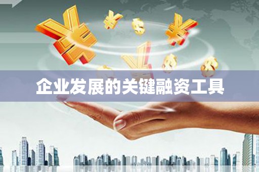 开化企业发展的关键融资工具