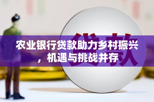 开化农业银行贷款助力乡村振兴，机遇与挑战并存