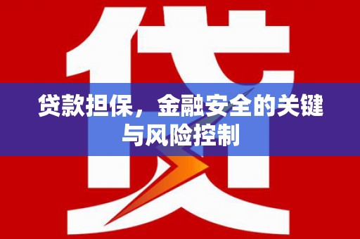 开化贷款担保，金融安全的关键与风险控制