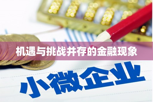 开化机遇与挑战并存的金融现象