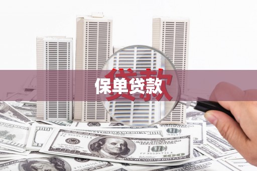 开化保单贷款 开化保单贷款
